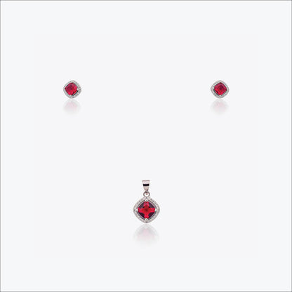 Ruby Frame Set – Sterling Silver with Bold Clarity
