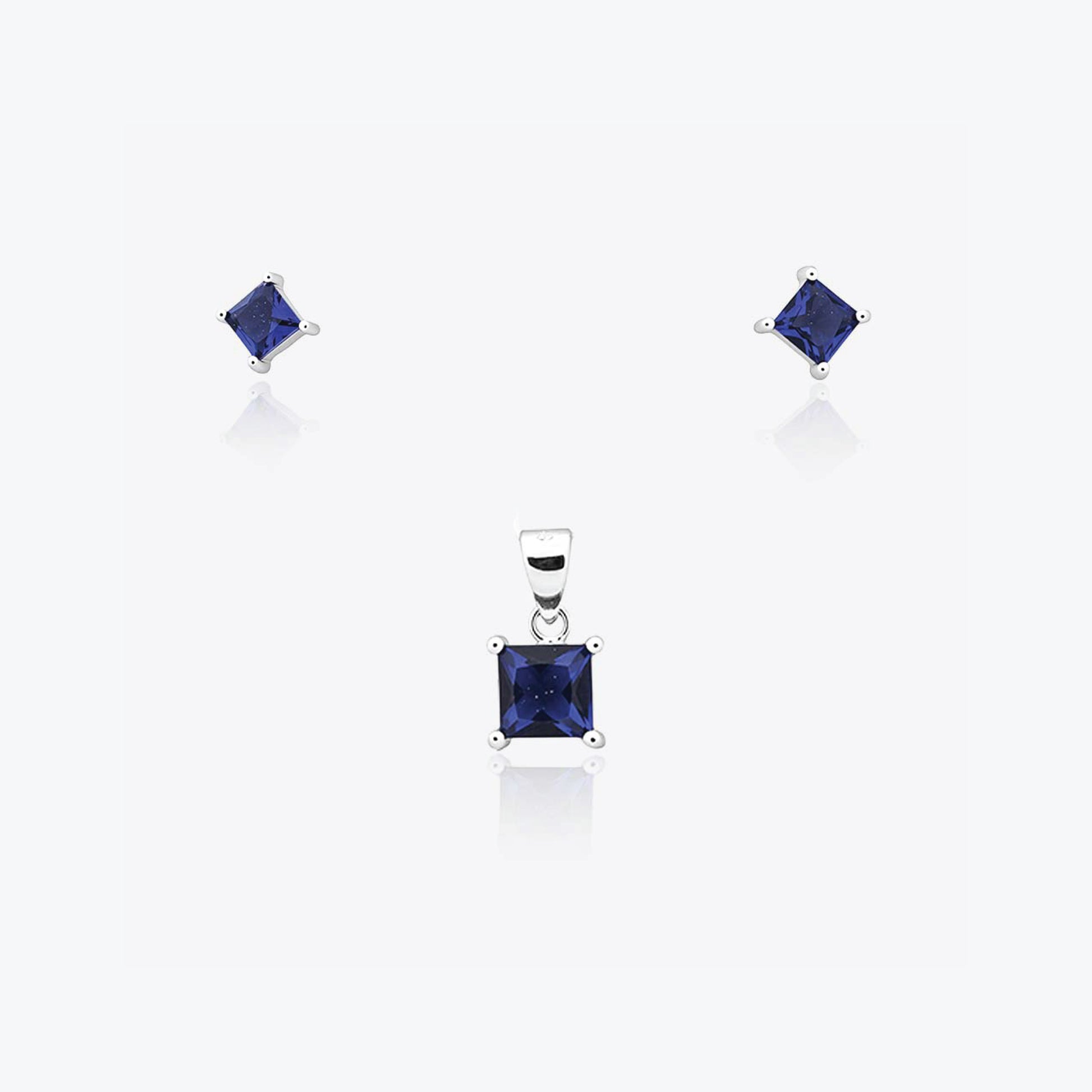 Blueview Pendant – Sterling Silver in Sleek Brilliance