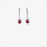 Lovelle Hoops – Sterling Silver in Romantic Sparkle