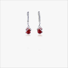 Lovelle Hoops – Sterling Silver in Romantic Sparkle