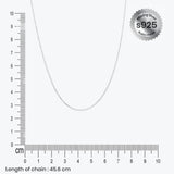 Eira Thread Chain in silver