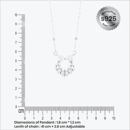 Circulis Pendant – Sterling Silver in Timeless Flow
