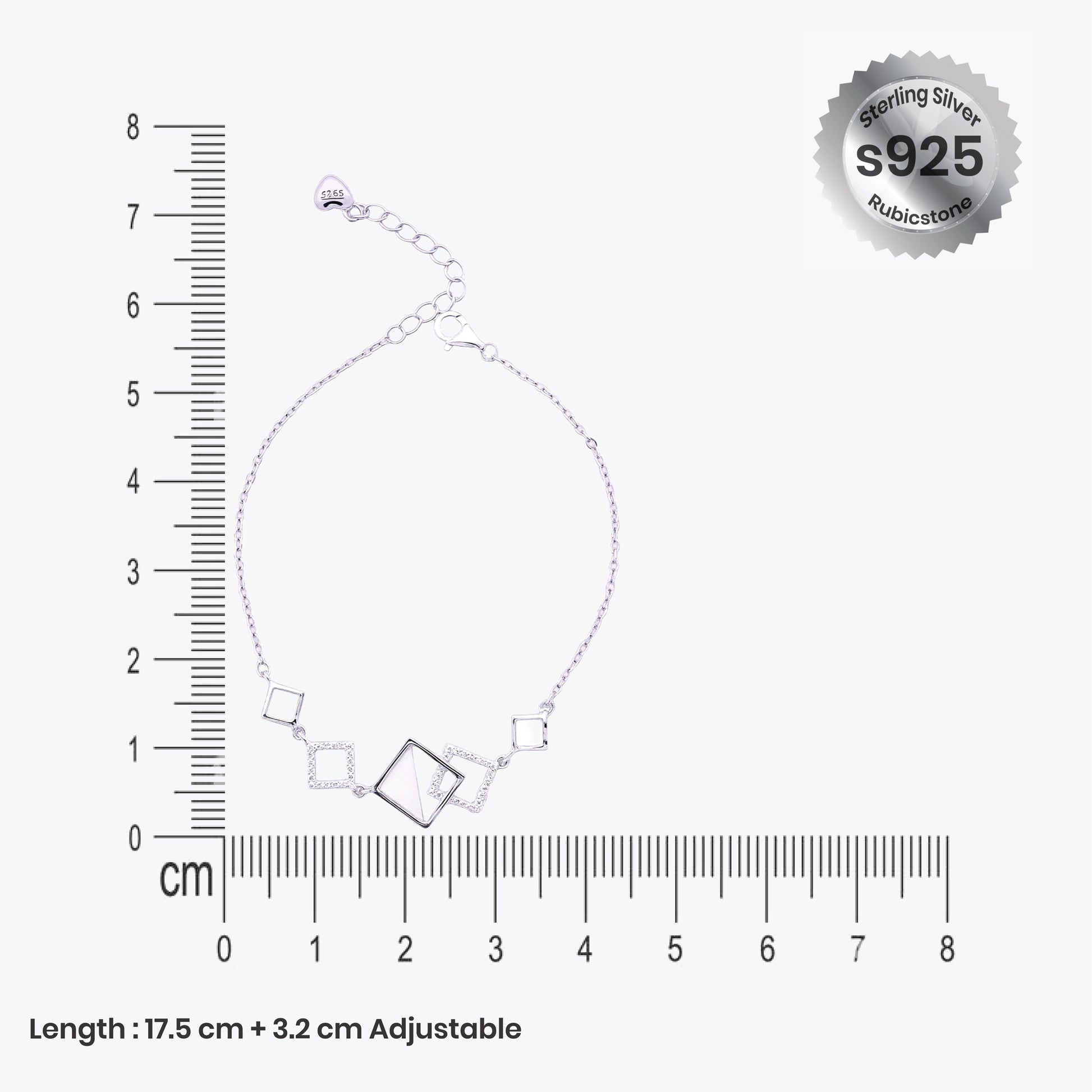 Glowline Bracelet – Sterling Silver 