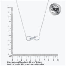 Sterling silver Infinity Pendant