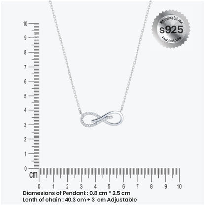 Sterling silver Infinity Pendant