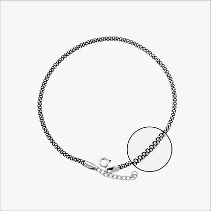 Charmelle Anklet – Sterling Silver