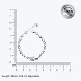 Eterna Sleek Bracelet in Silver