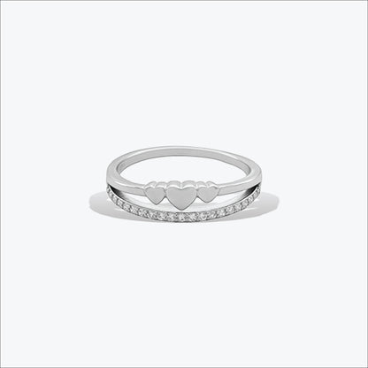  GeoTip Ring – Sterling Silver in Sleek Motion