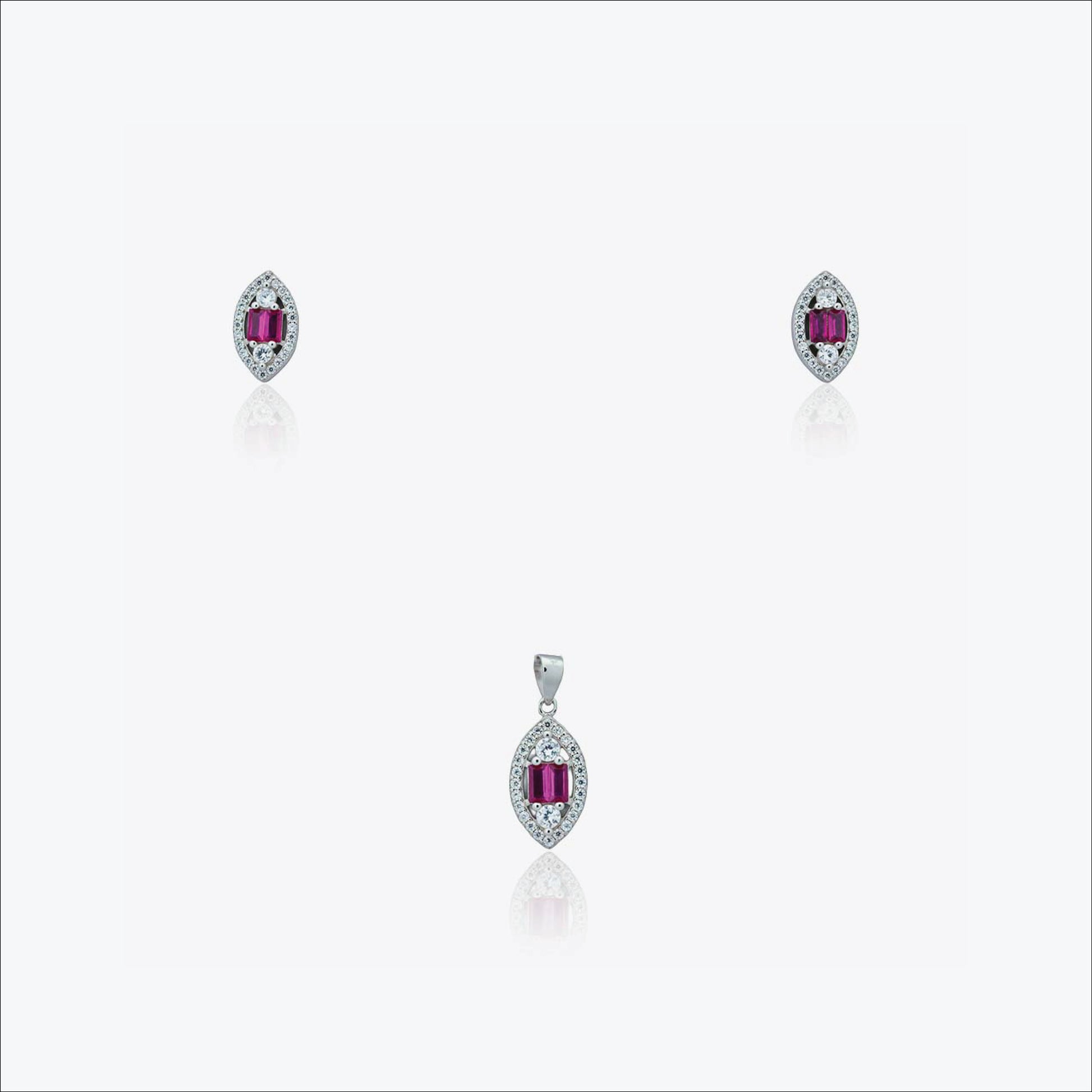 Prism Charm Set – Sterling Silver in Polished Balance