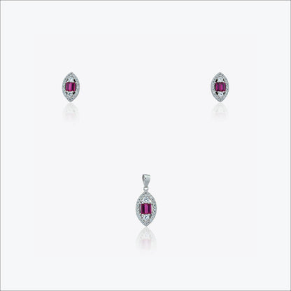 Prism Charm Set – Sterling Silver in Polished Balance