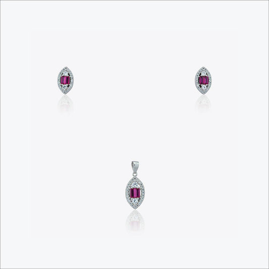 Prism Charm Set – Sterling Silver in Polished Balance