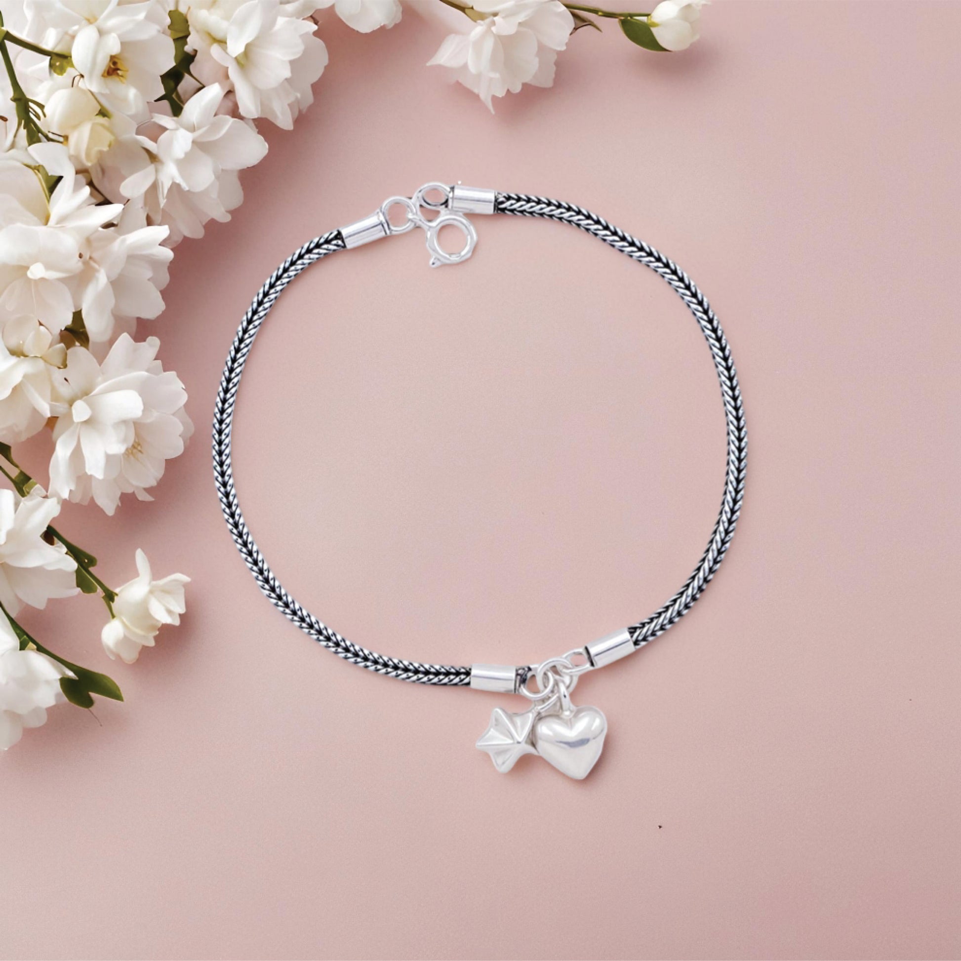 Braidele Anklet – Sterling Silver