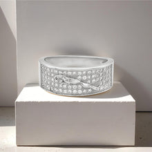 Panther Majesty Men’s Ring – Sterling Silver with Dazzling Diamonds