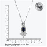 Blue Azure light Pendant Set