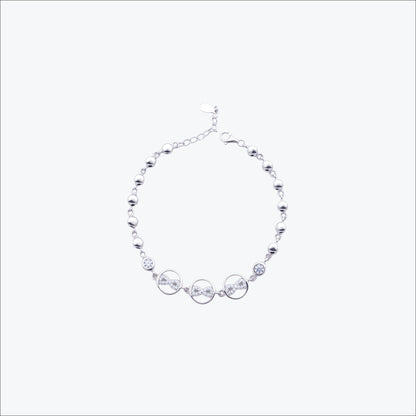 Luma Beads Bracelet– Sterling Silver in Effortless Glow