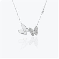 Duaflora Pendant – Sterling Silver in Twin Grace