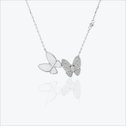 Duaflora Pendant – Sterling Silver in Twin Grace