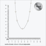 Pearls women  Pendant in silver