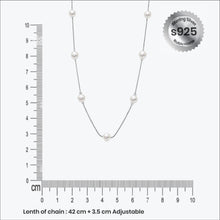 Perlina Pendant – Sterling Silver in Timeless Flow