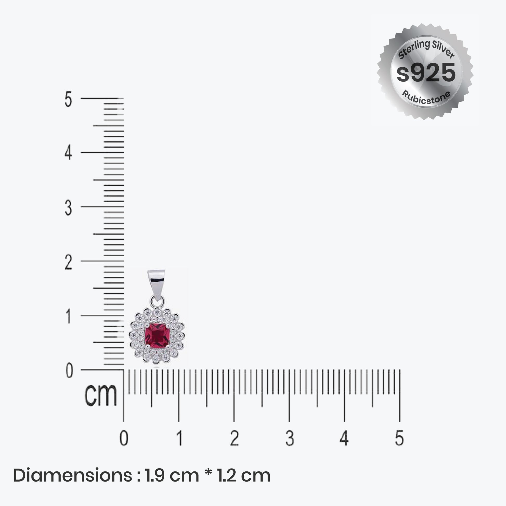 Pinklight Pendant – Sterling Silver with Warm Elegance