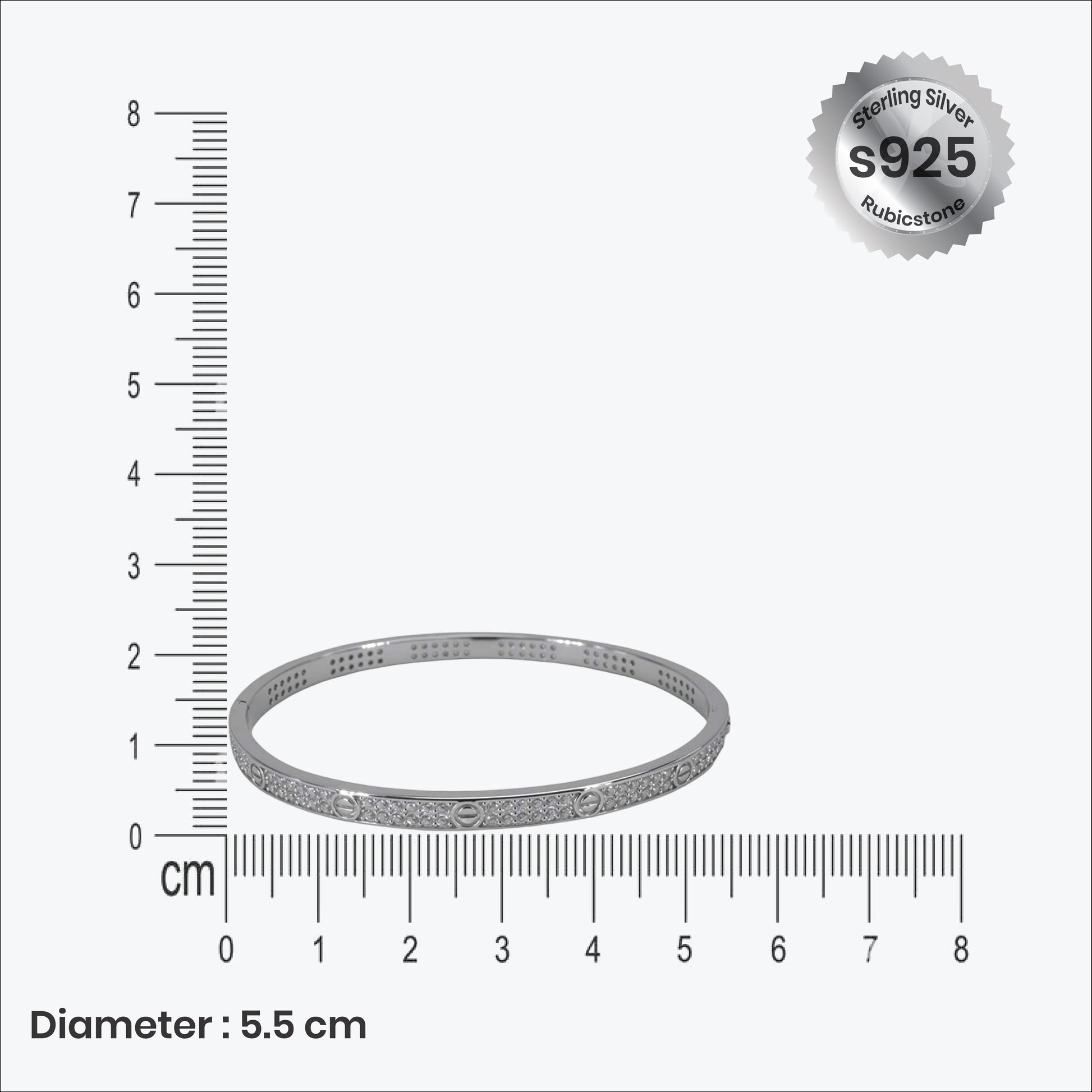 Celestial Halo Bracelet–Sterling Silver Radiant Charm – Rubicstone