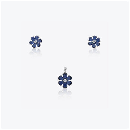Serene Gem Pendant – Sterling Silver Style