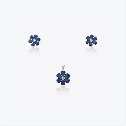 Serene Gem Pendant – Sterling Silver Style
