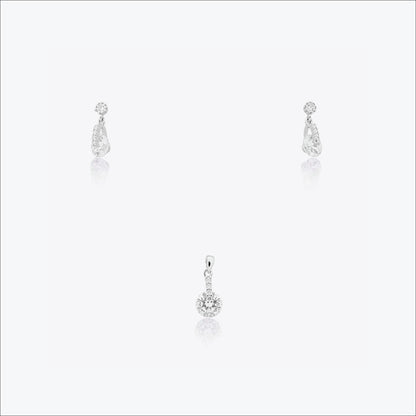 Maris Curve Set – Sterling Silver in Sculpted Elegance