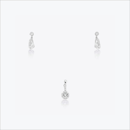 Maris Curve Set – Sterling Silver in Sculpted Elegance