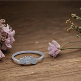 Silver Royal Bow Women`s Ring