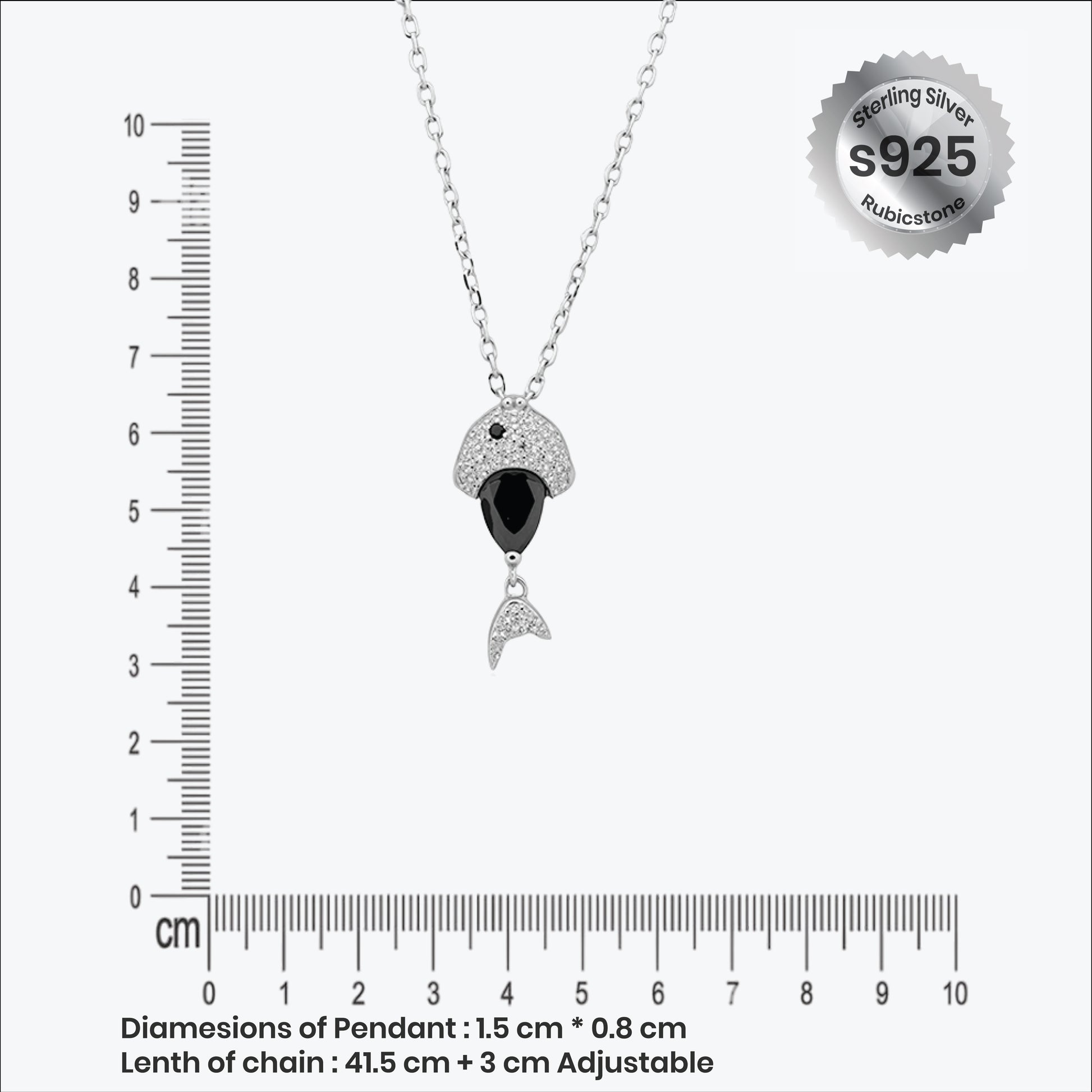 Sterling silver Nerissa Pendant