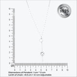 Timelove Women`s Pendant in Silver