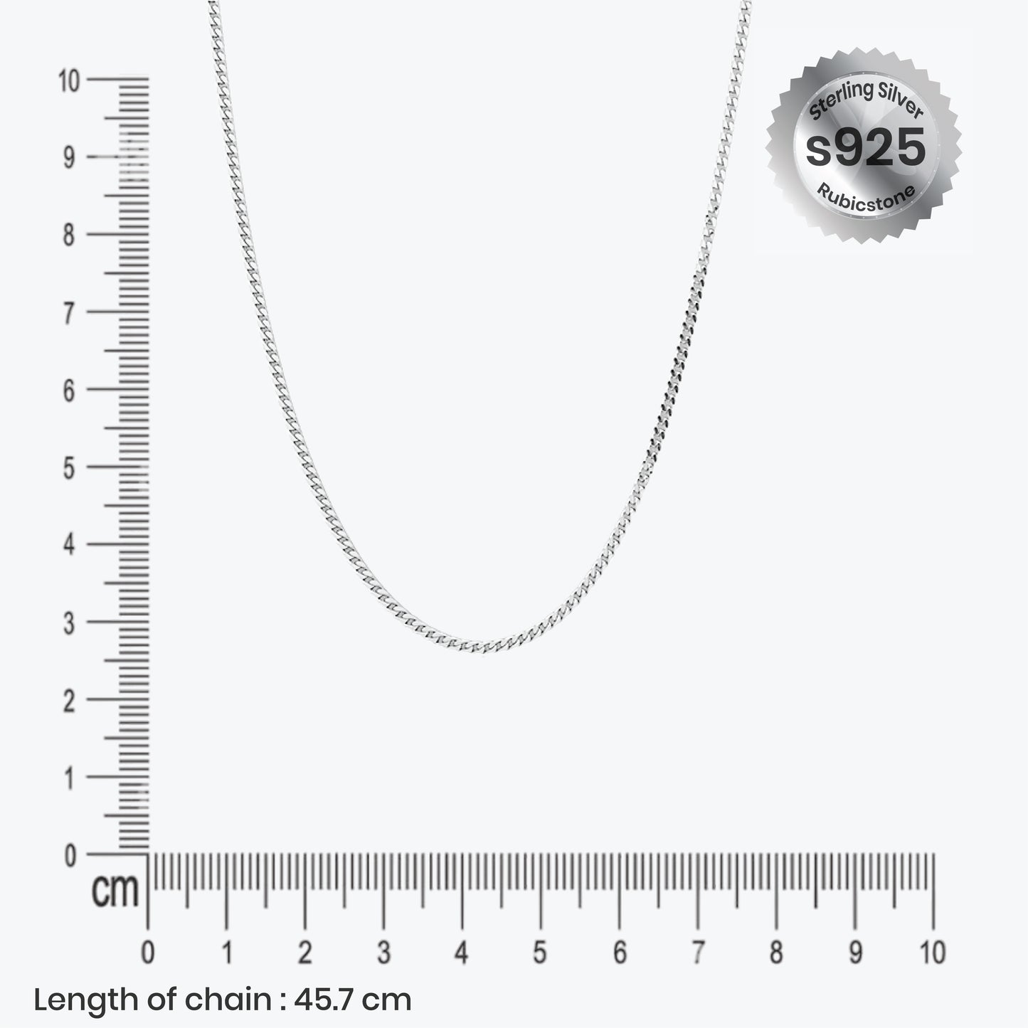 interla chain – sterling silver in timeless motion