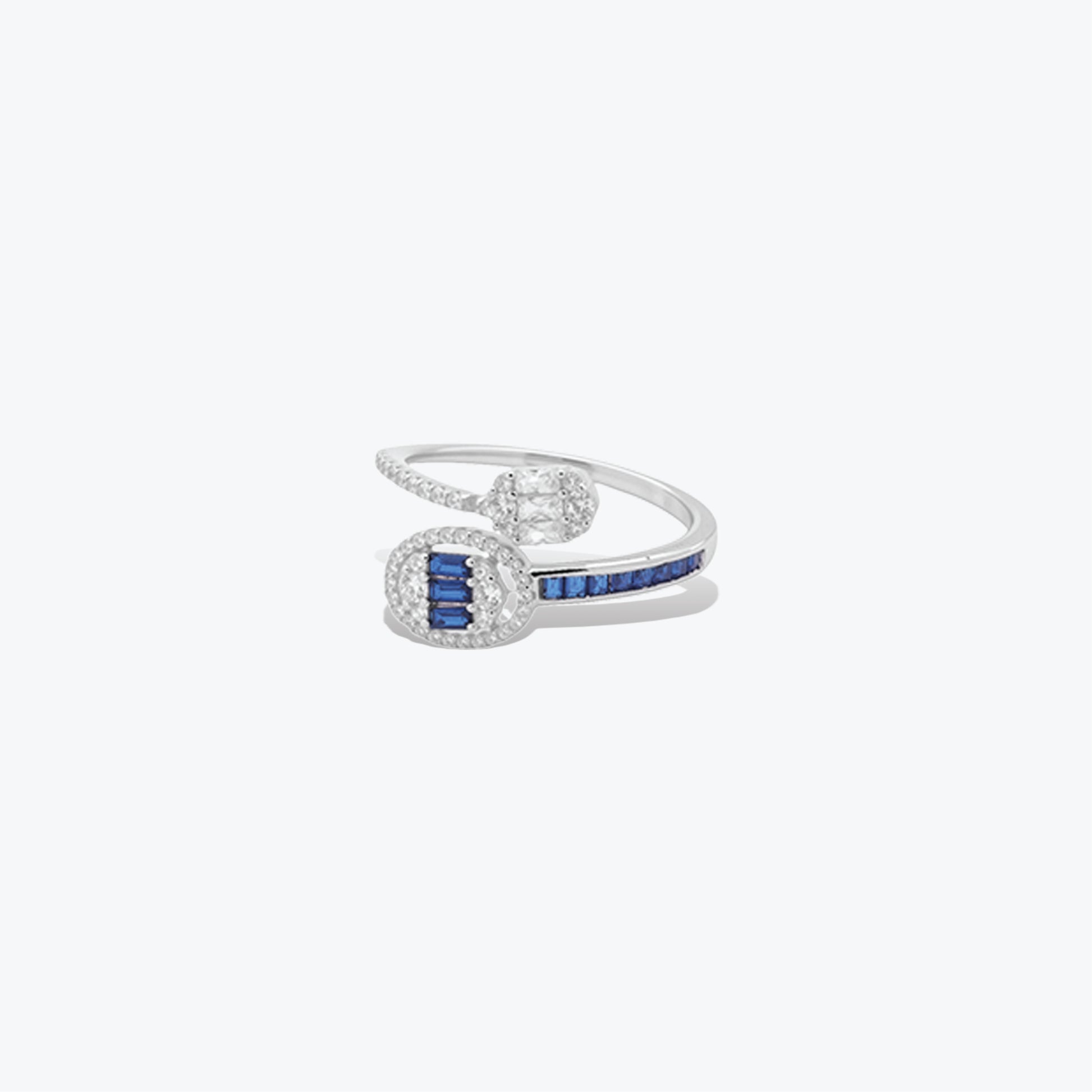 Trinity Grace Ring – Sterling Silver with Timeless Sparkle