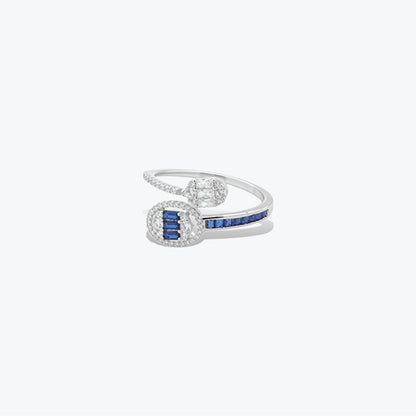 Trinity Grace Ring – Sterling Silver with Timeless Sparkle