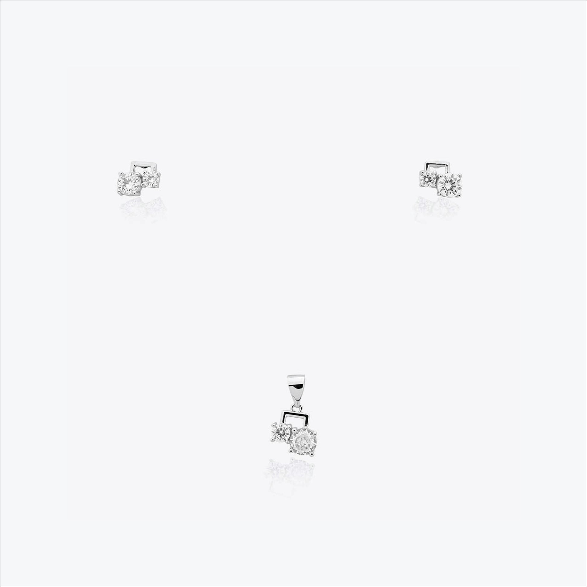 Luma Soar Set – Sterling Silver in Sleek Grace