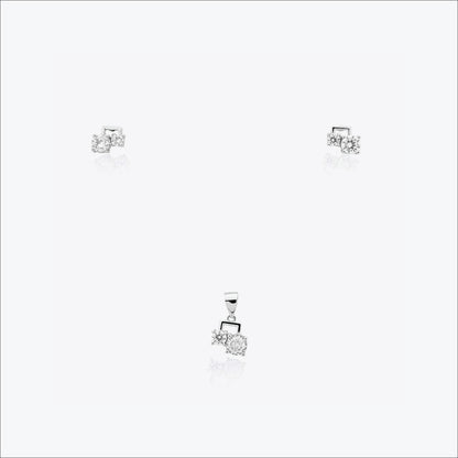 Luma Soar Set – Sterling Silver in Sleek Grace