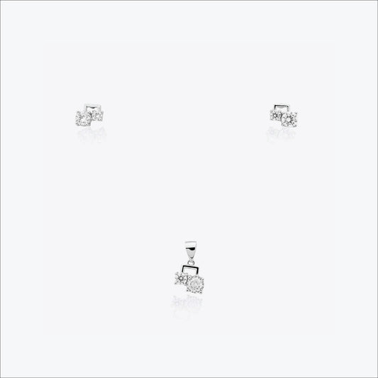 Luma Soar Set – Sterling Silver in Sleek Grace