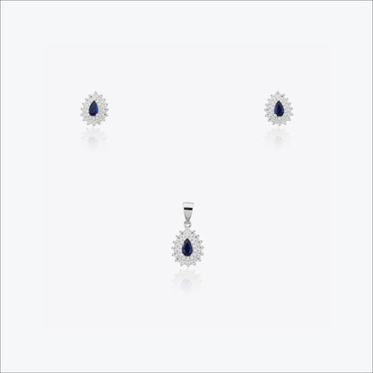 Seren Drop Set– Sterling Silver in Daylight & Dusk