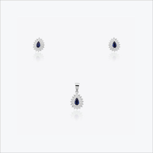 Seren Drop Set– Sterling Silver in Daylight & Dusk