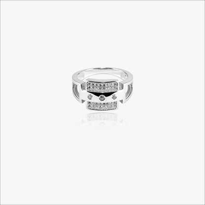 Sterling silver Griden Luxe Men`s Ring
