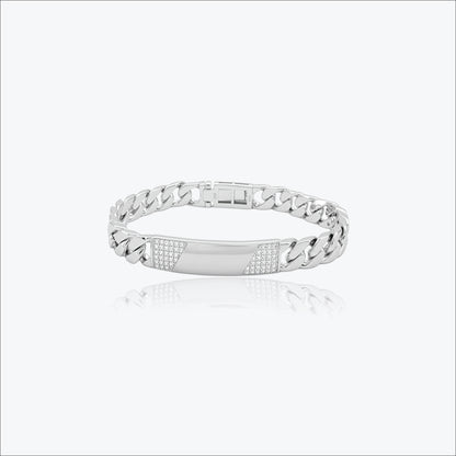 Aegis Plate Bracelet – Sterling Silver in Strength