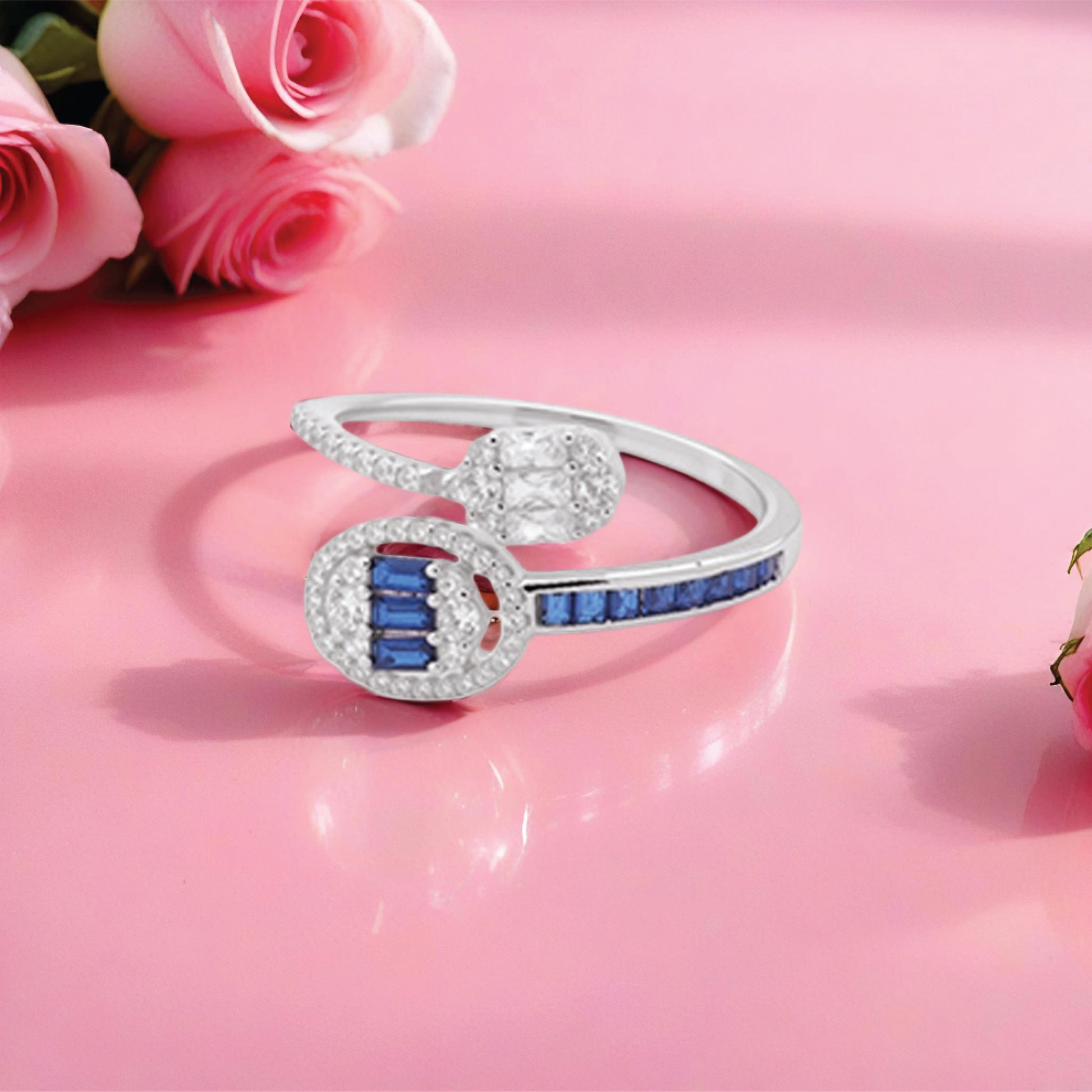 Trinity Grace Ring – Sterling Silver with Timeless Sparkle