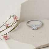 Sterling silver Regal Square Ring