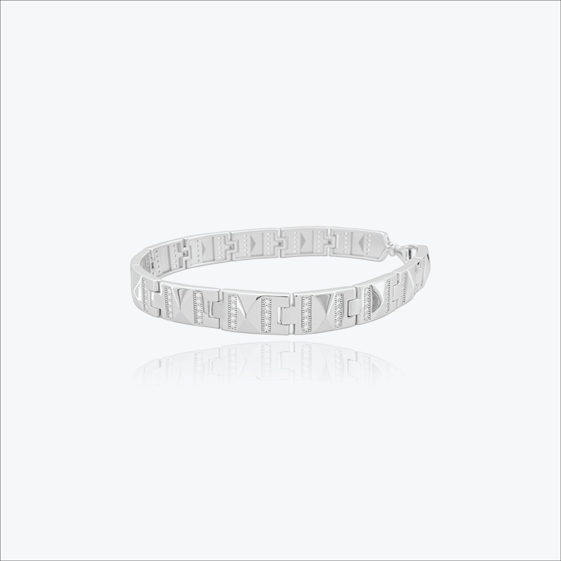 Velin Link Bracelet– Sterling Silver