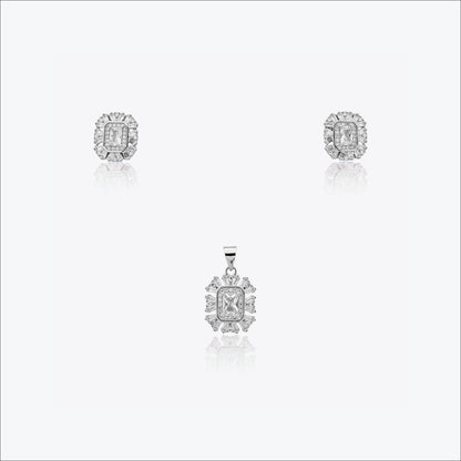 Eira Crest Set – Sterling Silver with Refined Sparkle