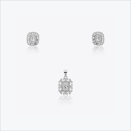 Eira Crest Set – Sterling Silver with Refined Sparkle