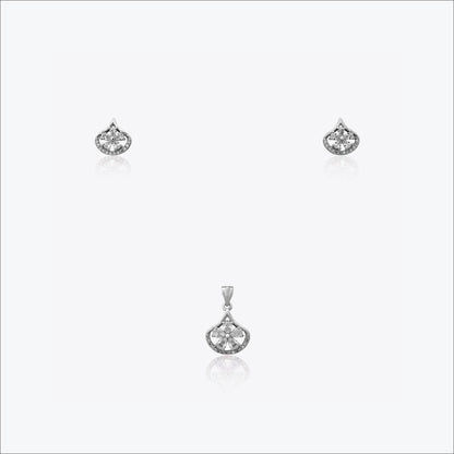 Eterna Halo Pendant – Sterling Silver Shine