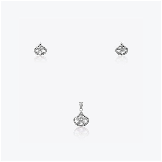 Eterna Halo Pendant – Sterling Silver Shine