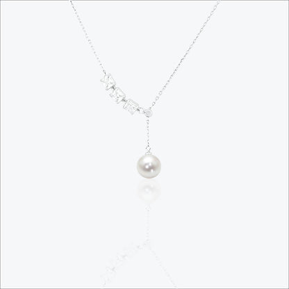 Pearlfall Pendant – Sterling Silver Radiance
